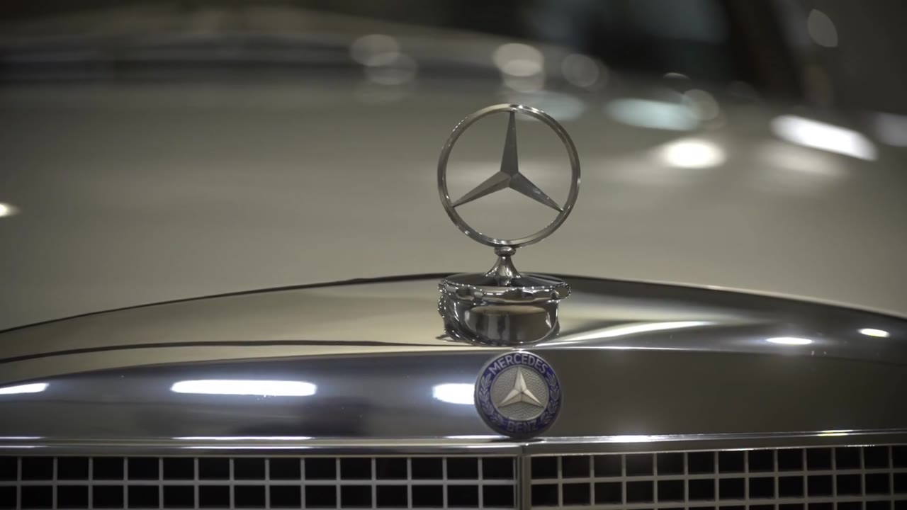 A vintage Mercedes-Benz from the Classic Car Club collection